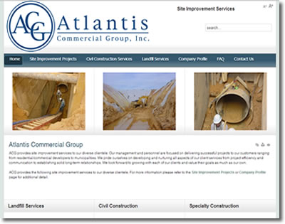 Atlantis CGI needed a clean and professional website